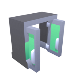 Wall Door Rotate